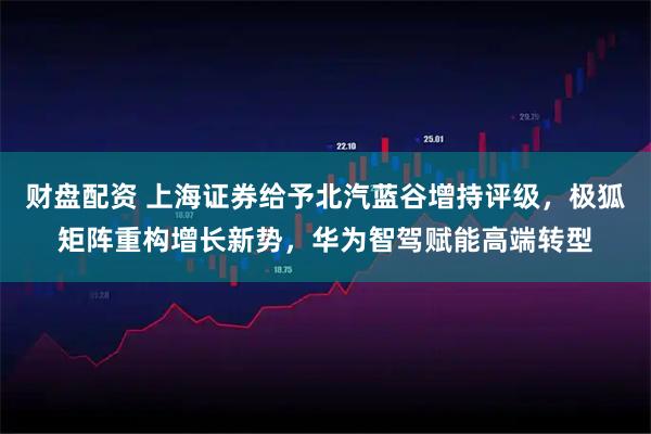 财盘配资 上海证券给予北汽蓝谷增持评级，极狐矩阵重构增长新势，华为智驾赋能高端转型