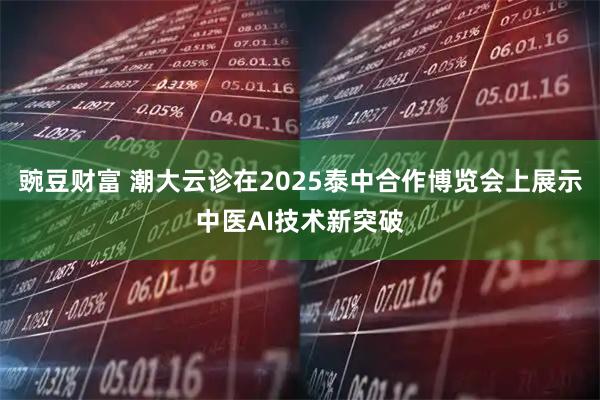 豌豆财富 潮大云诊在2025泰中合作博览会上展示中医AI技术新突破