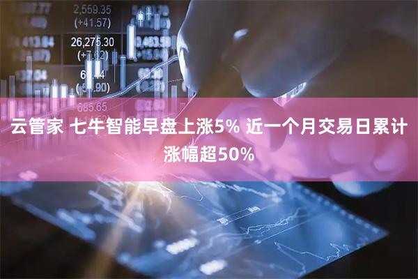 云管家 七牛智能早盘上涨5% 近一个月交易日累计涨幅超50%